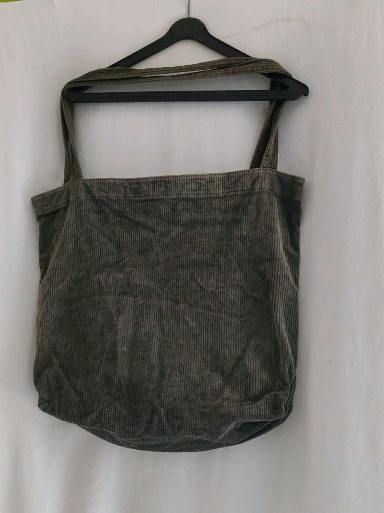 Stylish Corduroy Tote Bag
