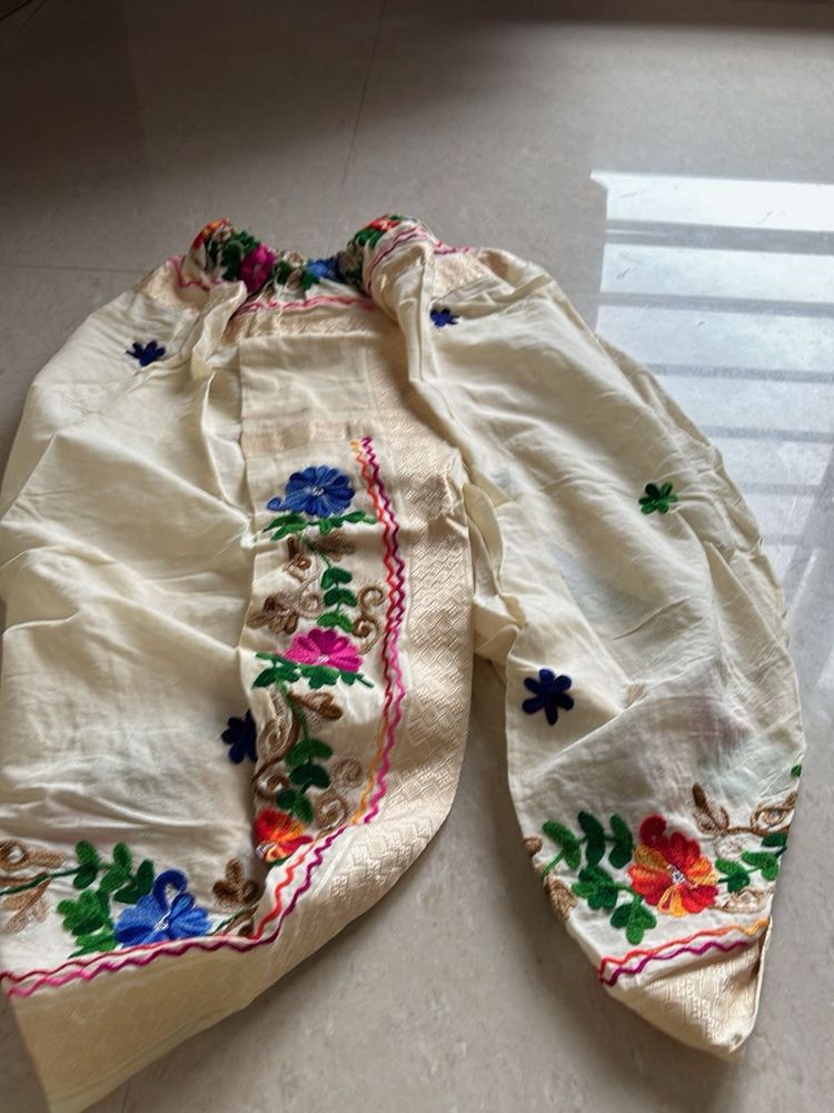 Embroidered Ethnic Dhoti Pants