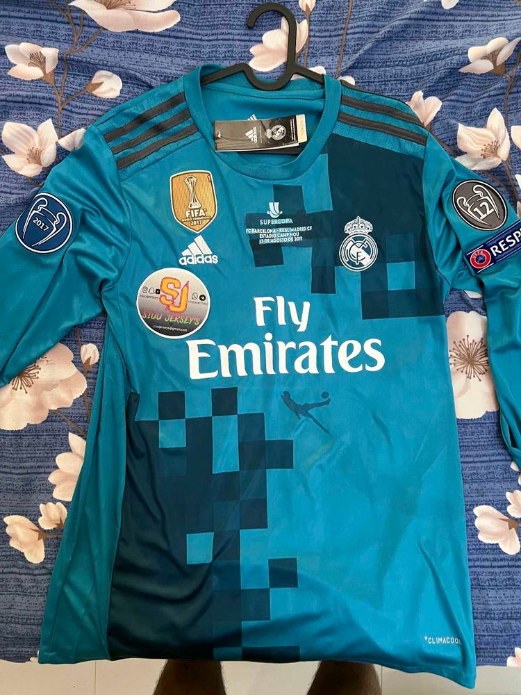 Madrid Ronaldo bi-cycle kick ucl football jersey