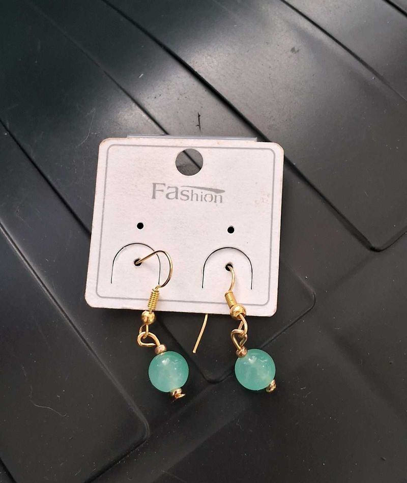 Elegant Beaded Drop Earrings