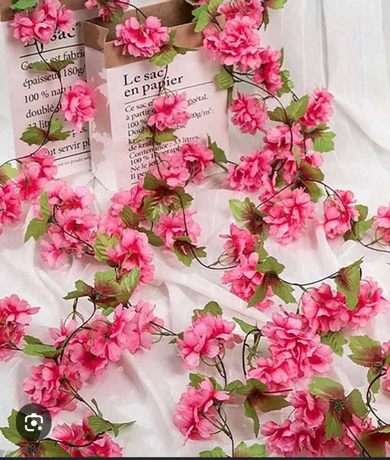 Beautiful Pink Flower Garland