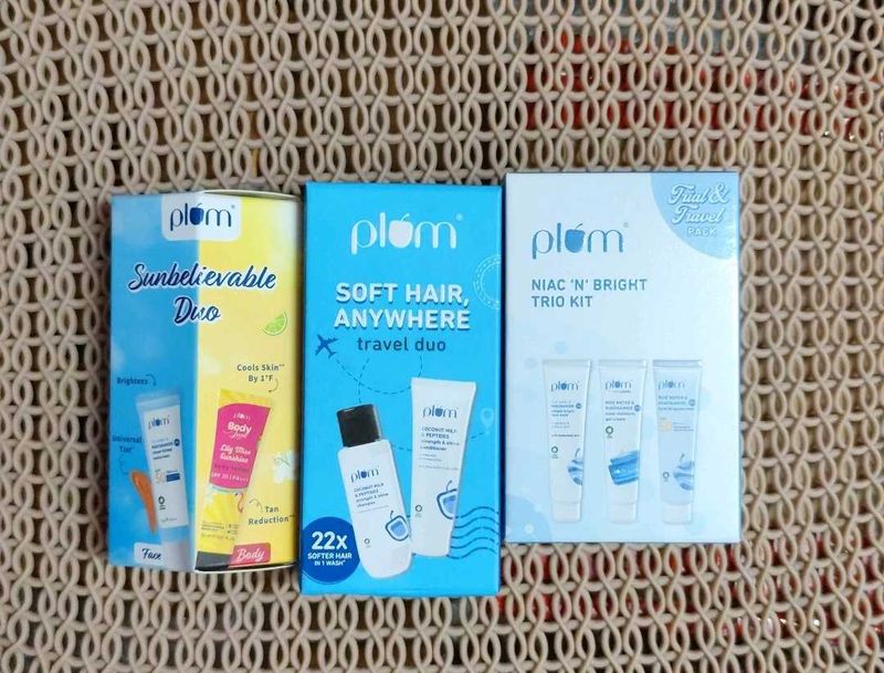 Plum Skincare Travel Kits