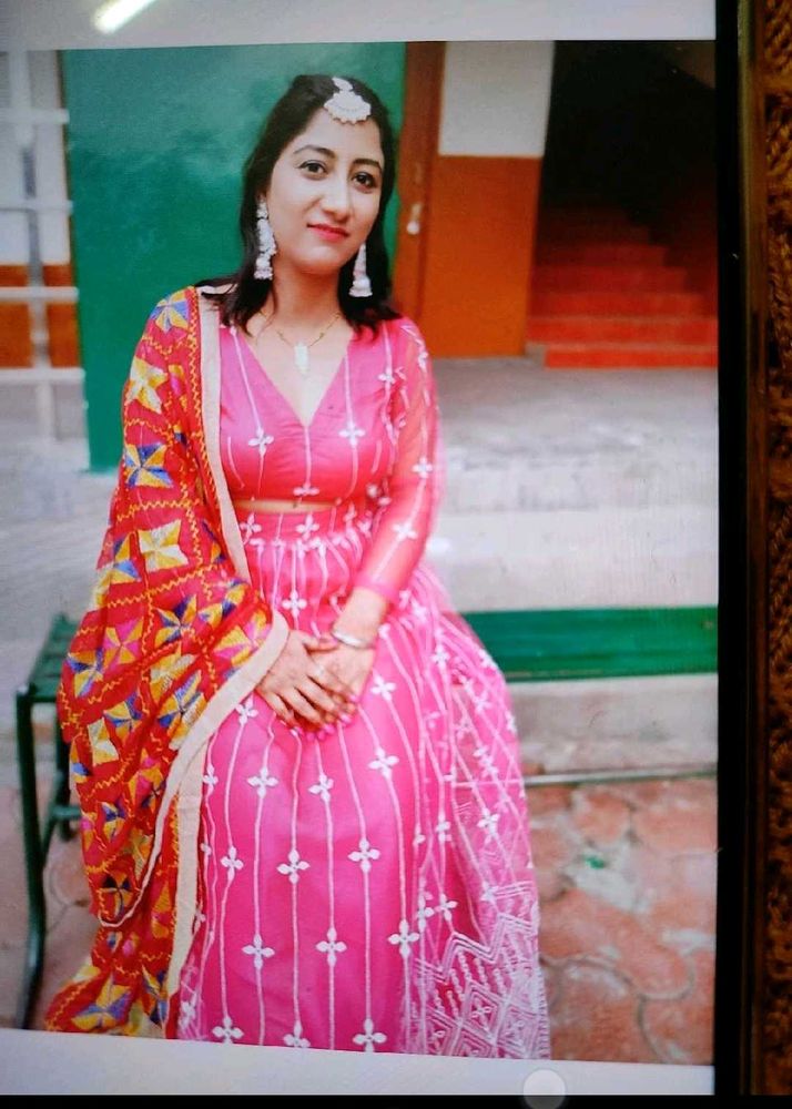 Gorgeous Pink Lehenga Choli Set