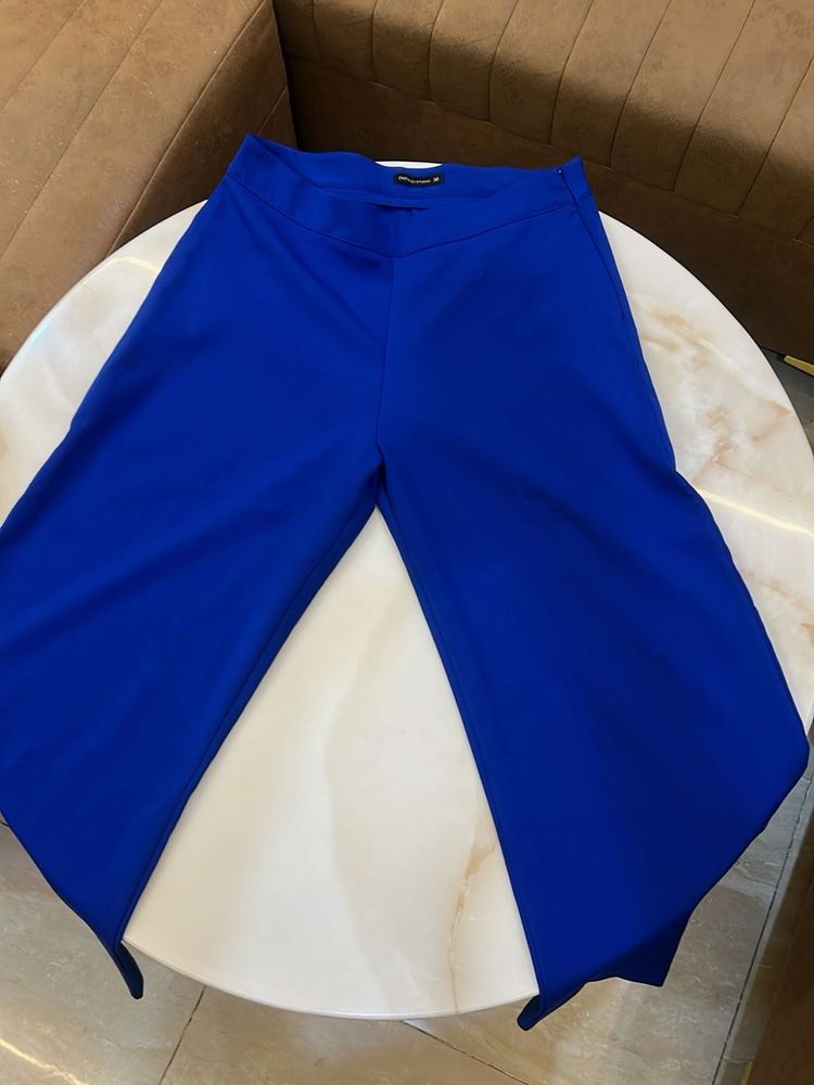 Blue Culottes Pants