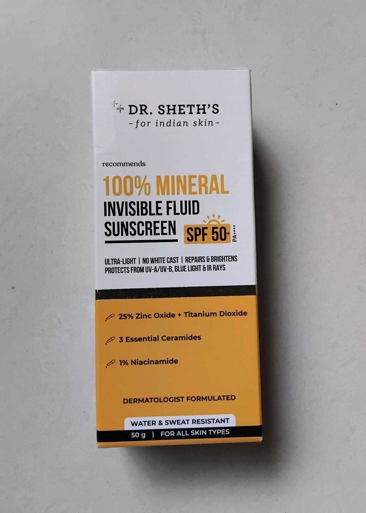 Dr. Sheth's Mineral Sunscreen SPF 50