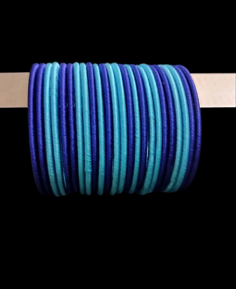 2 Dozen - Silk Thread Bangles With Neat Finishing