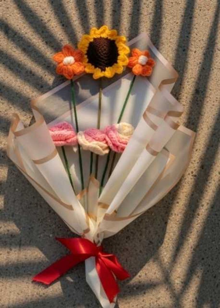 Crochet Flower Bouquet