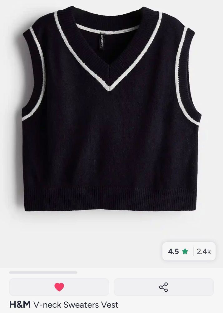 Classic V-Neck Sweater Vest