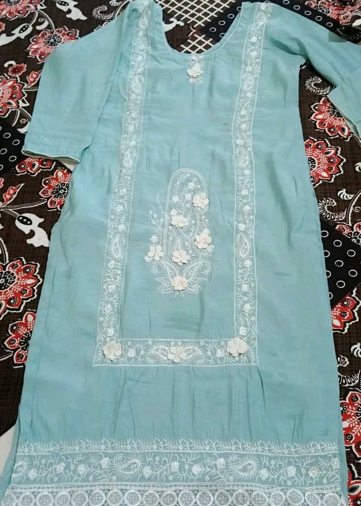 kurta sea green