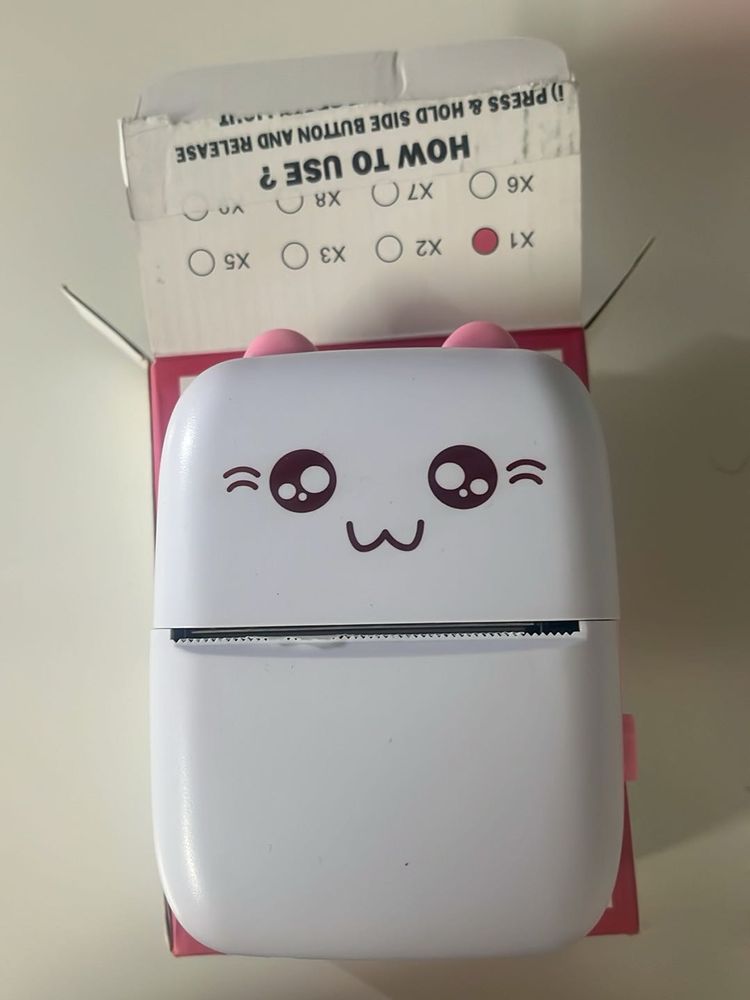 Cute Cat Mini Printer