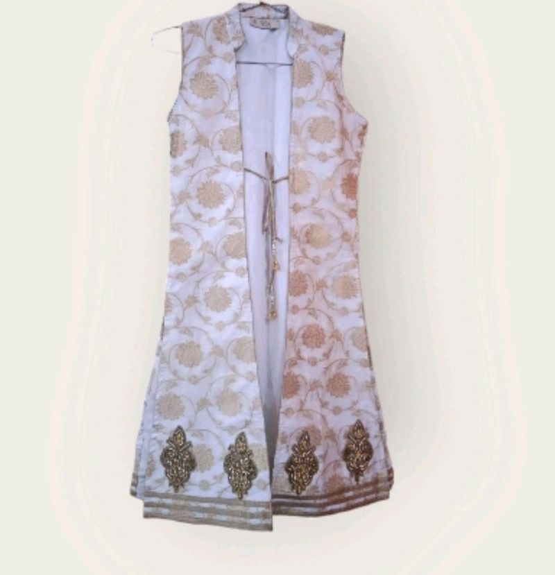 New Ethnic Jacket With Tie Dori