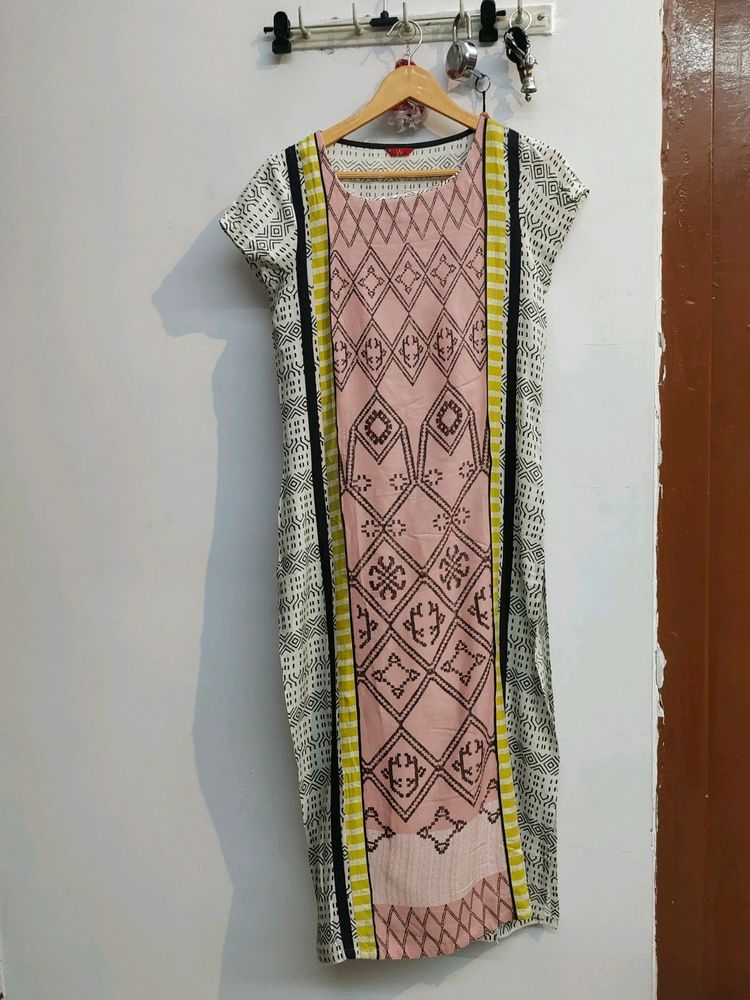 W Brand Small Size Kurti In Imported Lycra