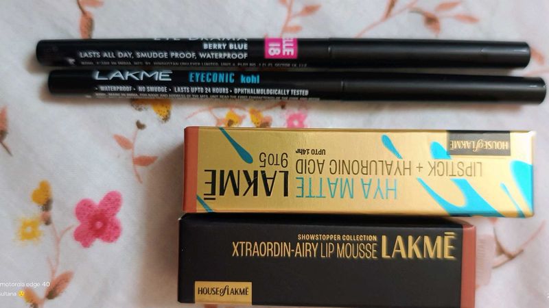 Lakme Eyeconic Kajal &amp; Lipsticks