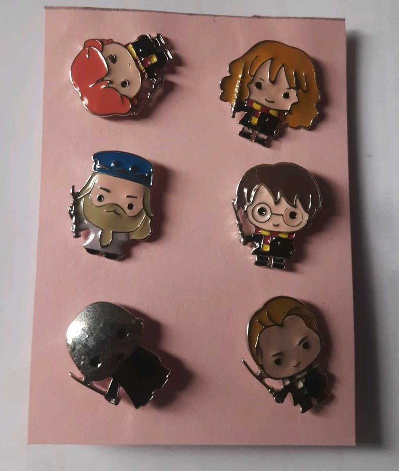 Harry Potter Inspired mini Enamel Pin Set