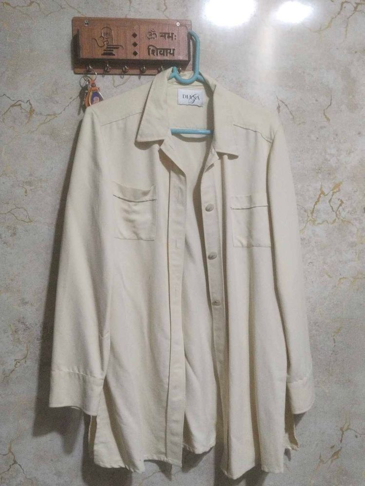 overcoat knee length shirt