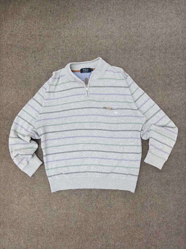 Polo Ralph Lauren Striped Half-Zip Sweater