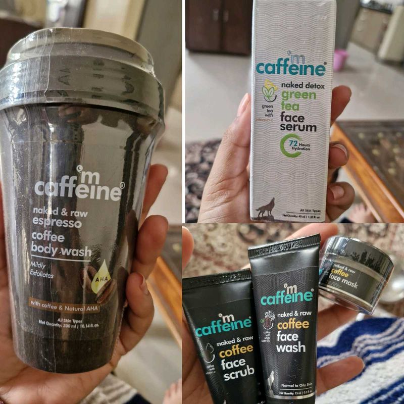 Combo Of MCaffeine Products Sealed Pack