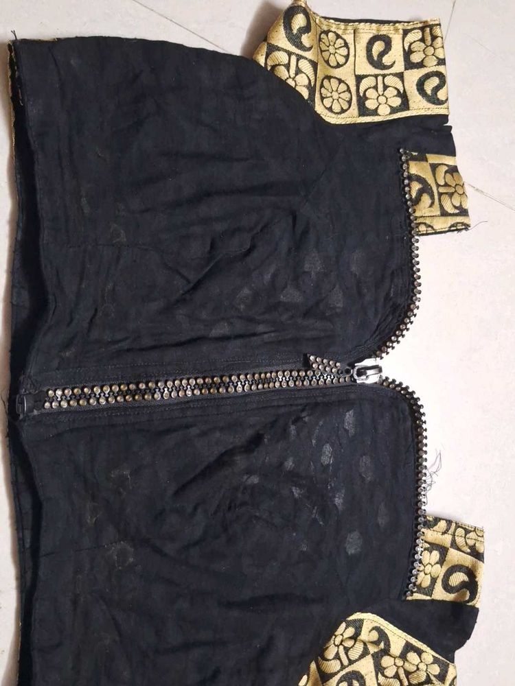 Black Embroidered Blouse