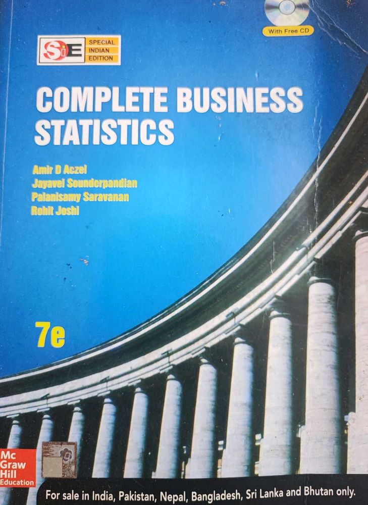 Complete Business Statistics
