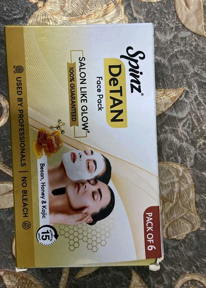 Spinz DeTAN Face Pack