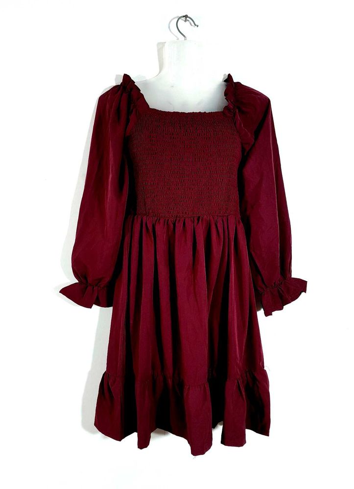 Maroon Dress For Women's