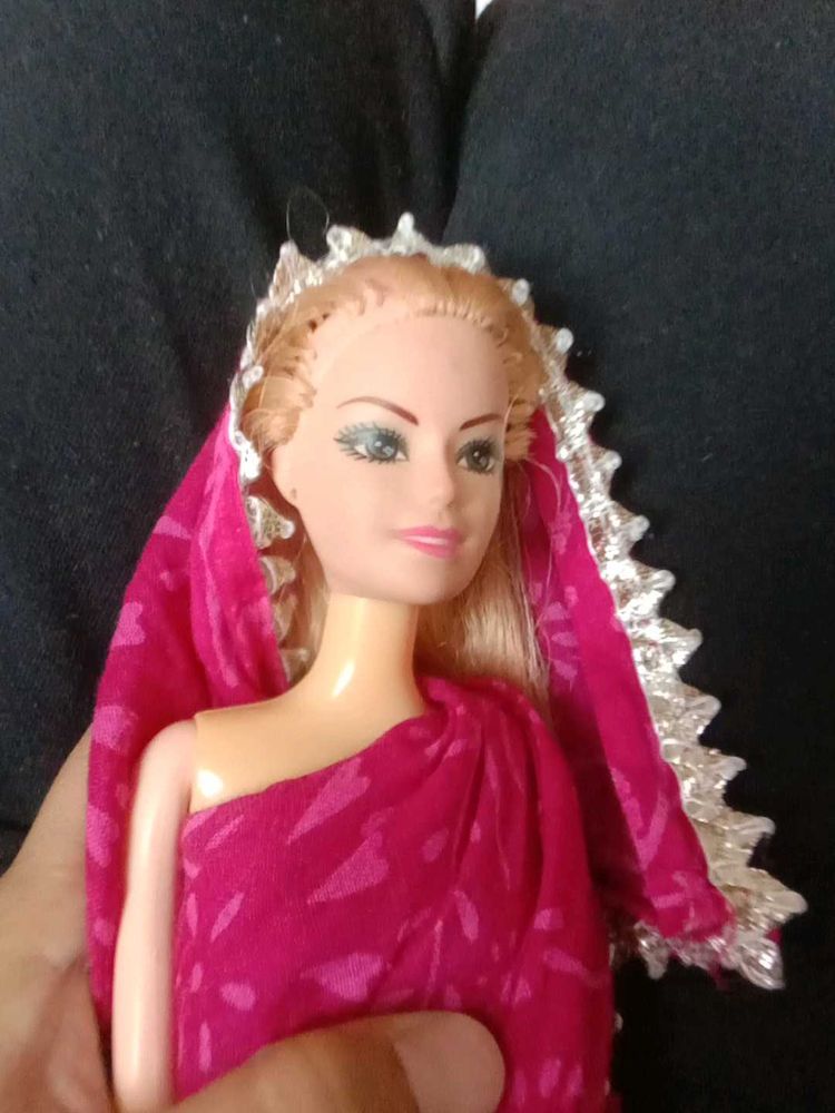 Doll in Traditional Indian Attire