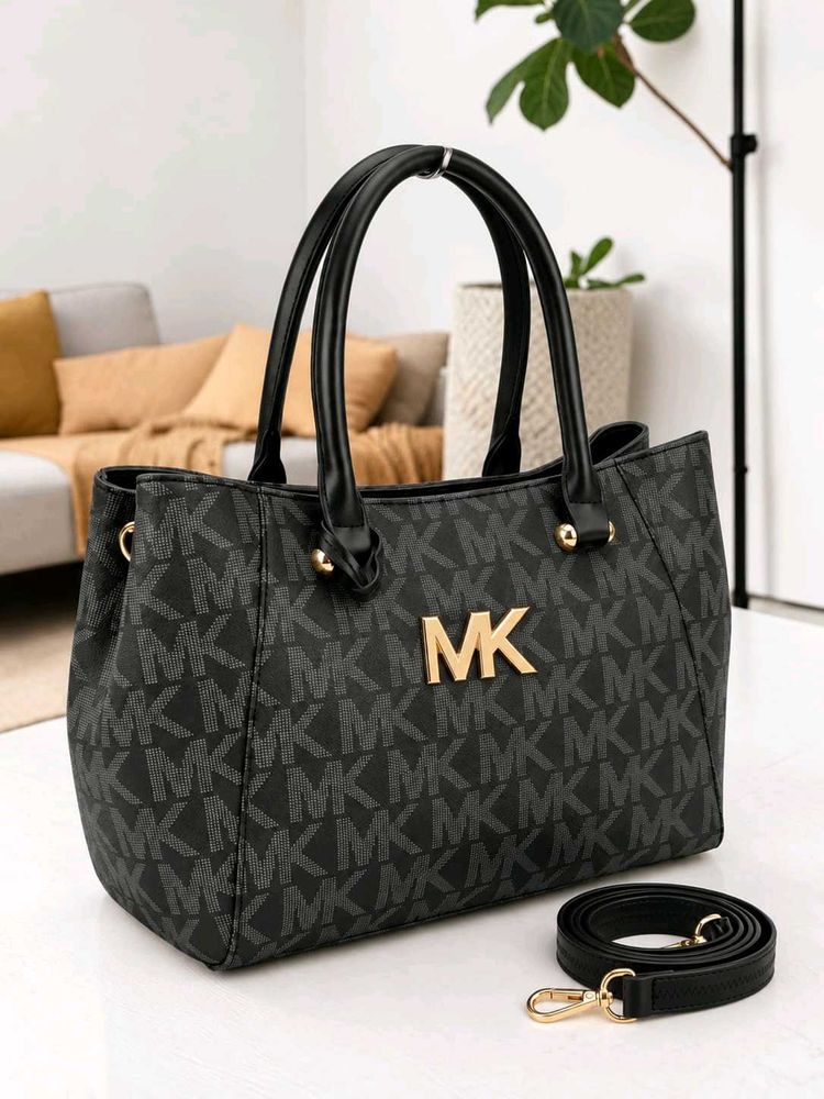 Stylish MK Monogram Tote Bag