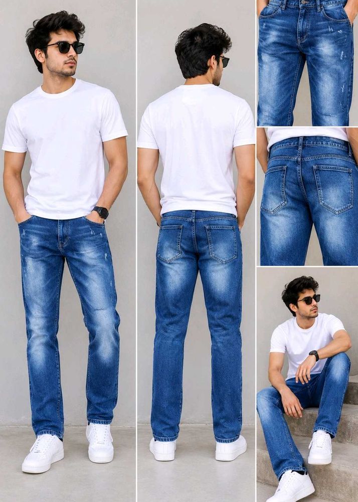 Classic Blue Denim Jeans
