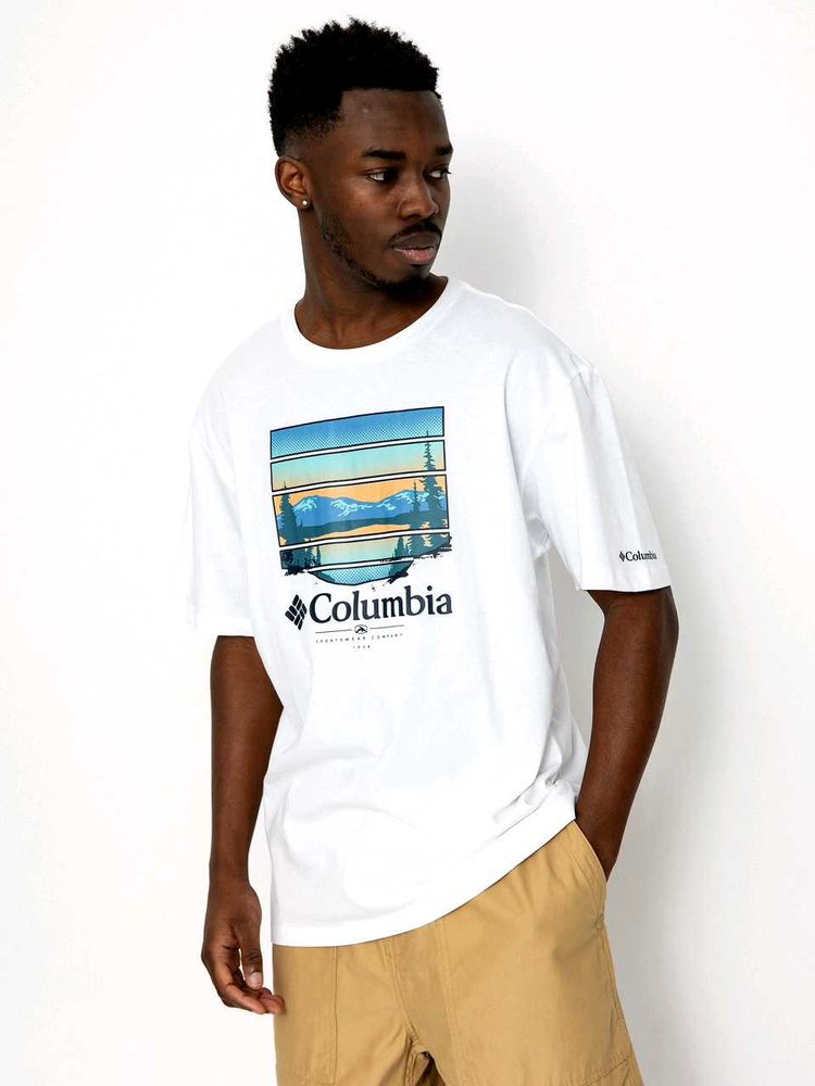 Columbia authentic Scenic Landscape Graphic Tee