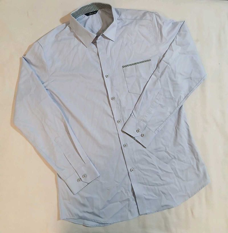 Men's Light Blue Formal Shirt