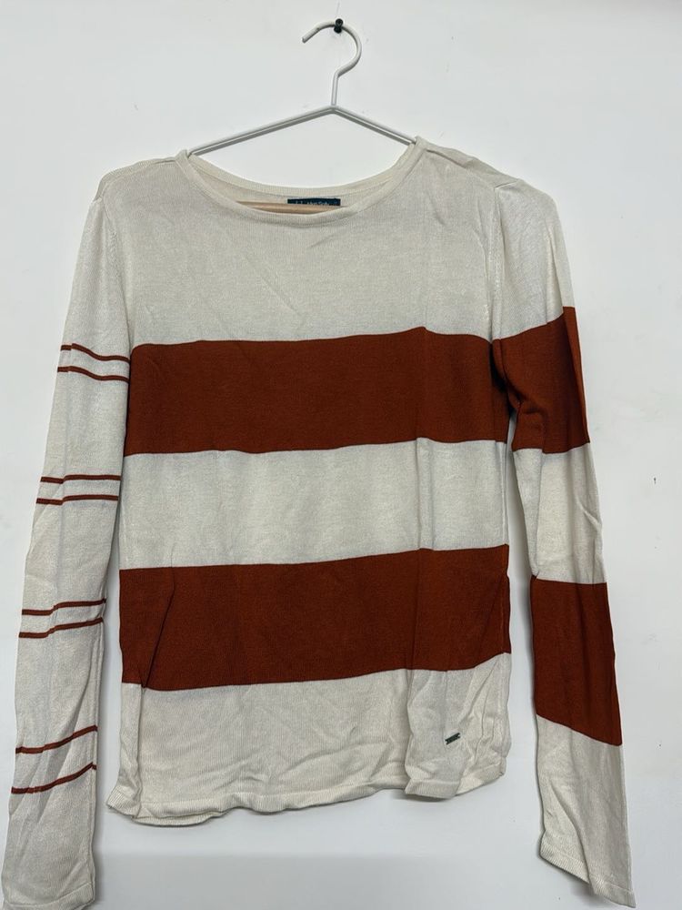 Striped Long Sleeve Top