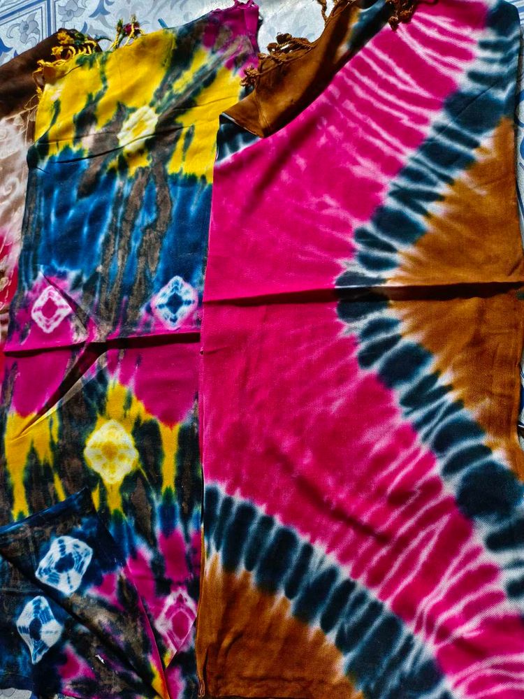 Vibrant Tie-Dye Dupatta