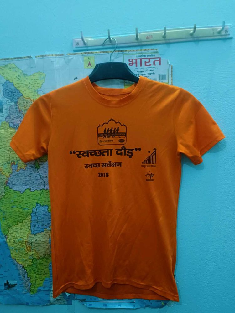 Orange Graphic T-Shirt