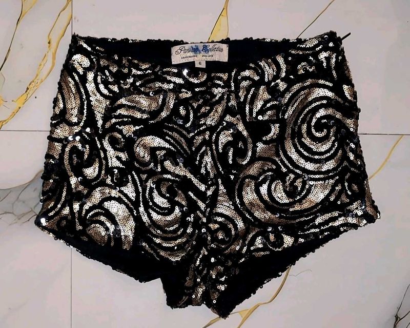 embellished micro shorts