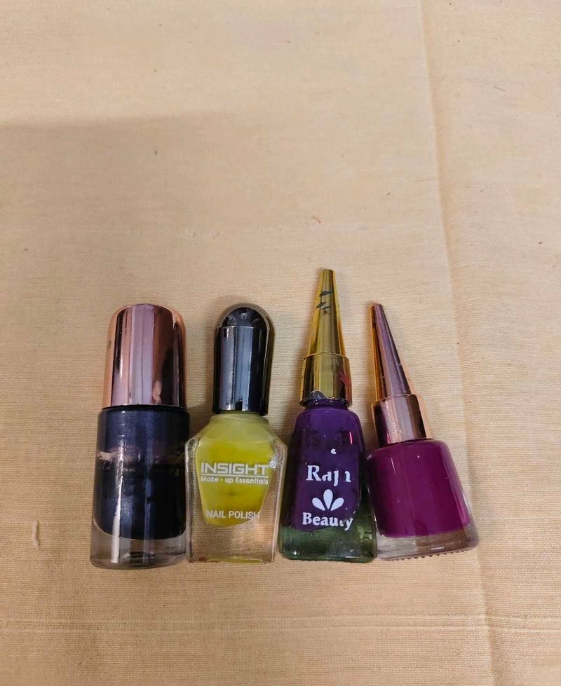 Lot of 4 Nail Polishes