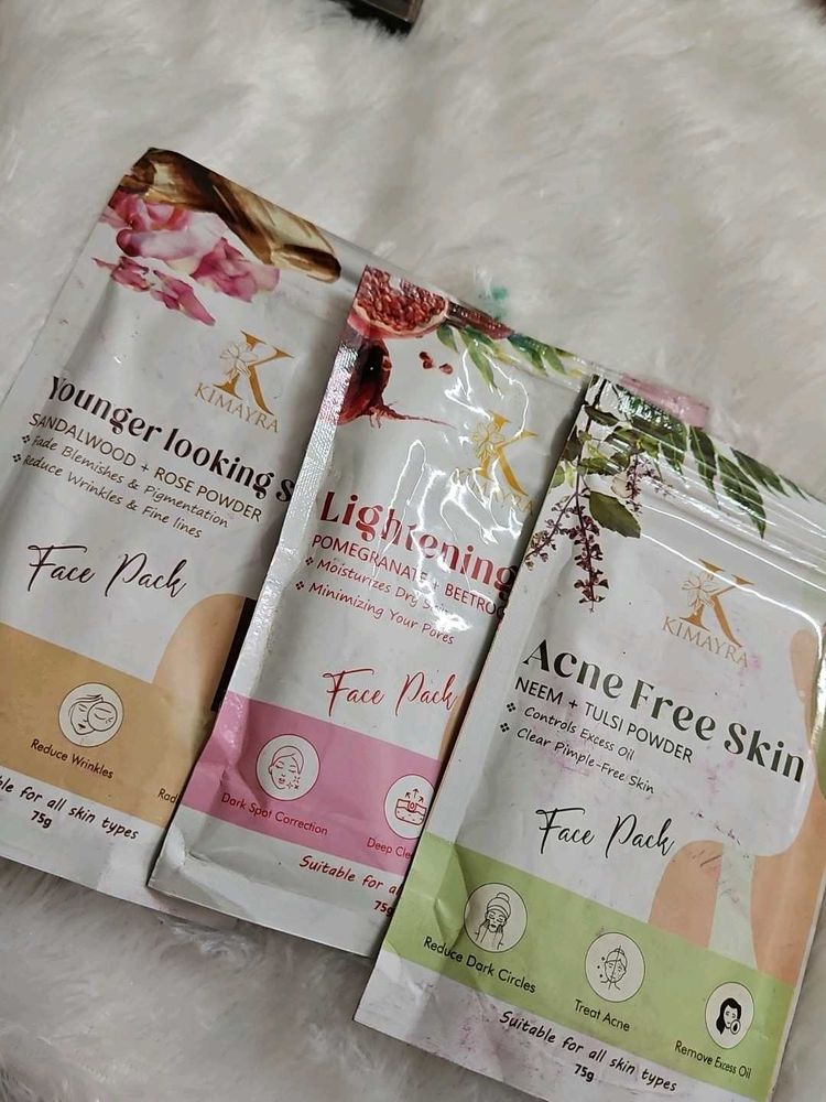 Kimayra Face Packs Trio