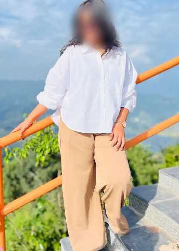 High-Low oversized shirt