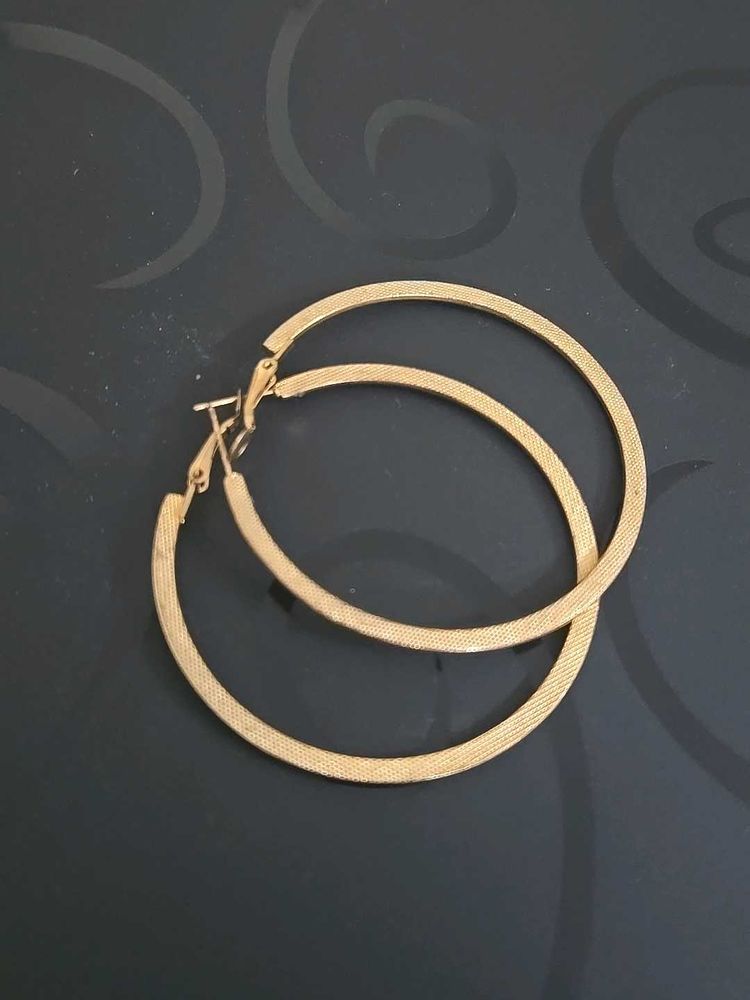 Rose Gold Contemporary Earrings