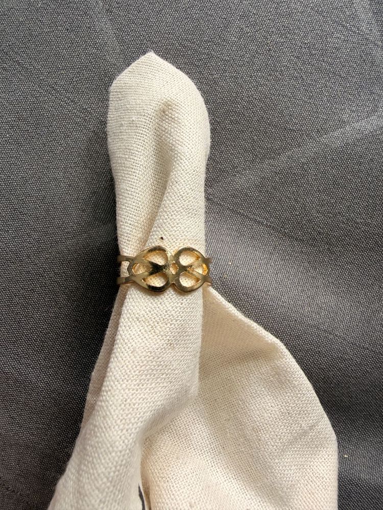 Elegant Gold-Tone Statement Ring