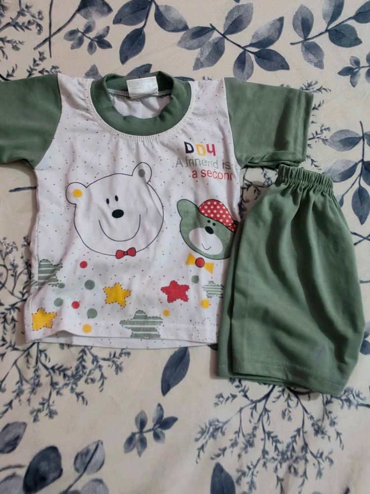 Combo Baby Boy Romper with Tie and suit
