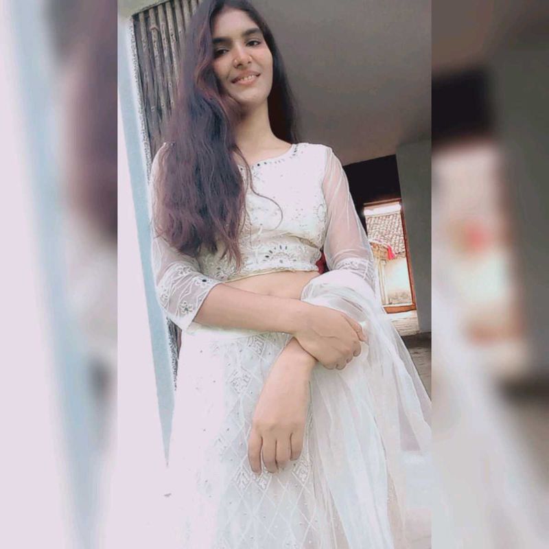 beautiful white lehenga from weeding wear