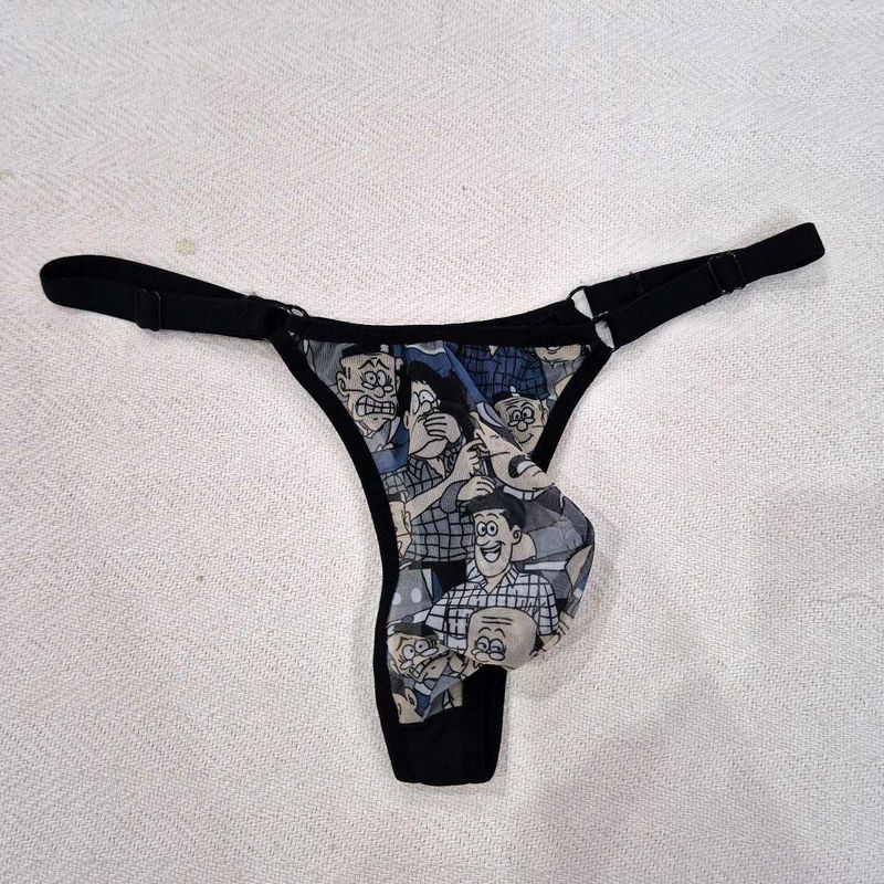 Cartoon Print Thong
