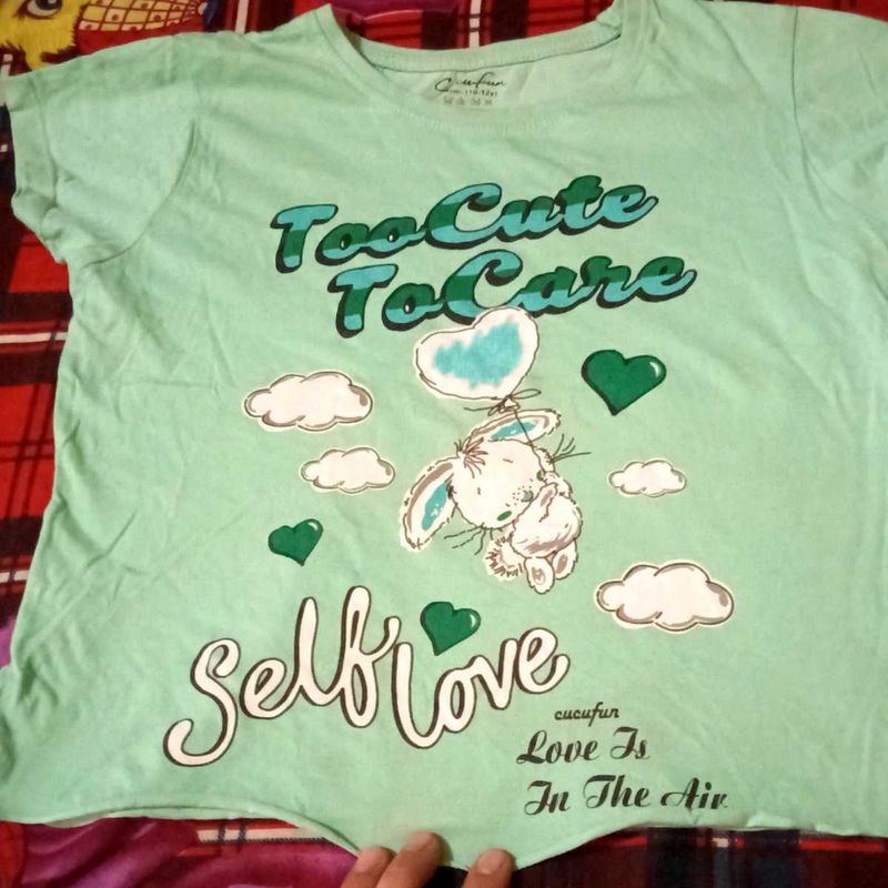 Cute Graphic Print Tee