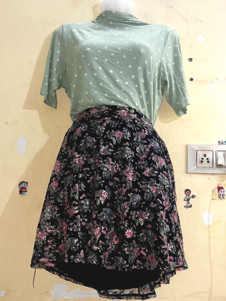 Floral Skirt and Top Co-ord