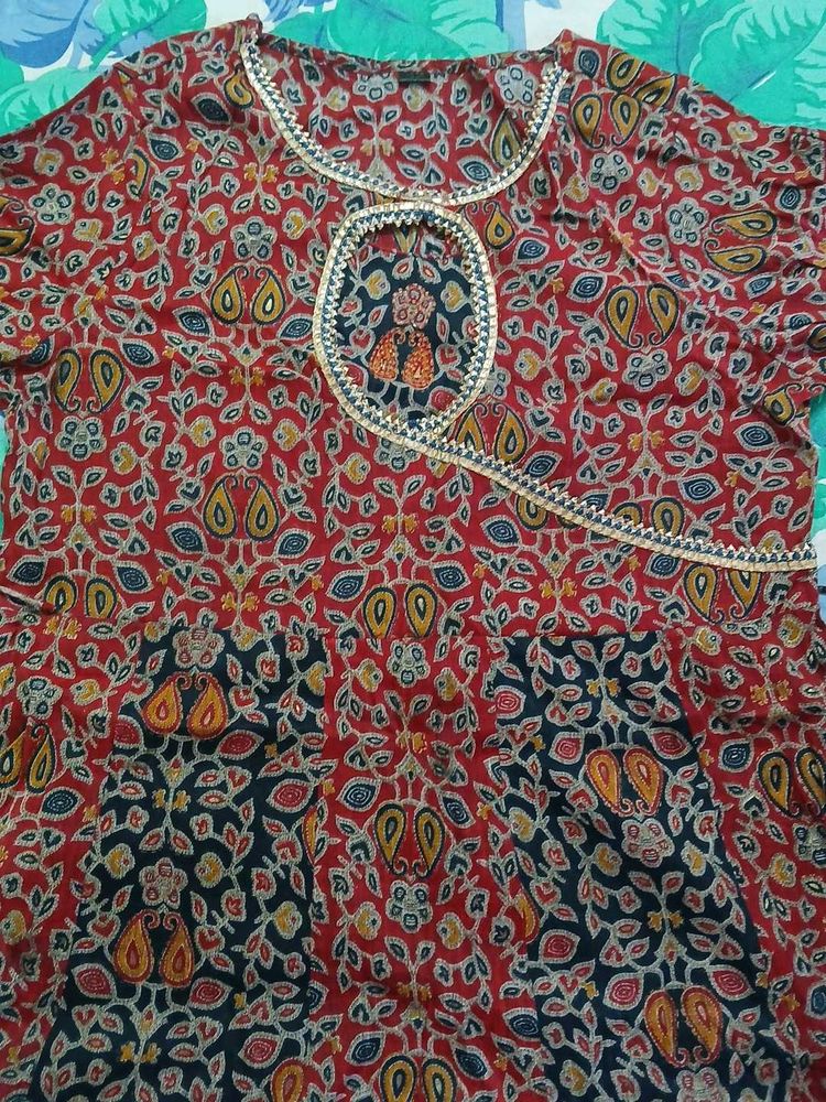 Designer Kurta with Intricate Print