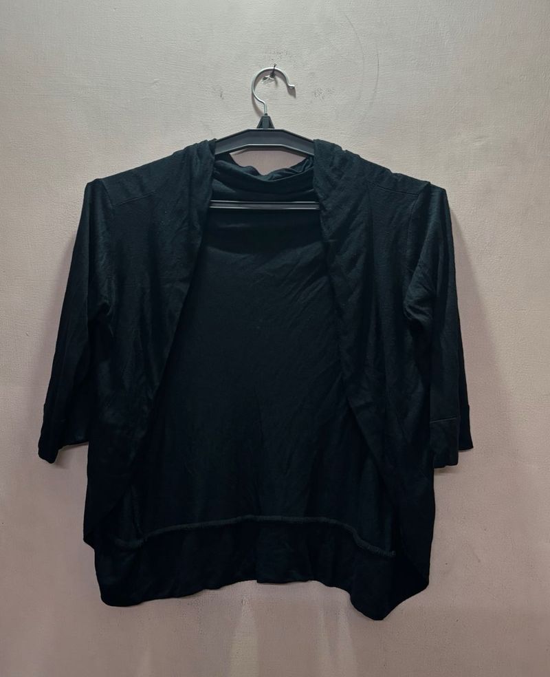 Elegant Black Shrug | Stylish &amp; Versatile
