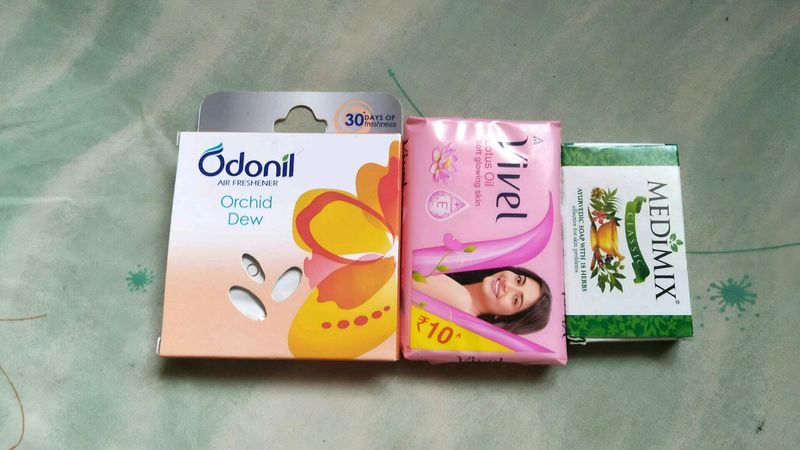 These Are Two Soaps With A Air freshner