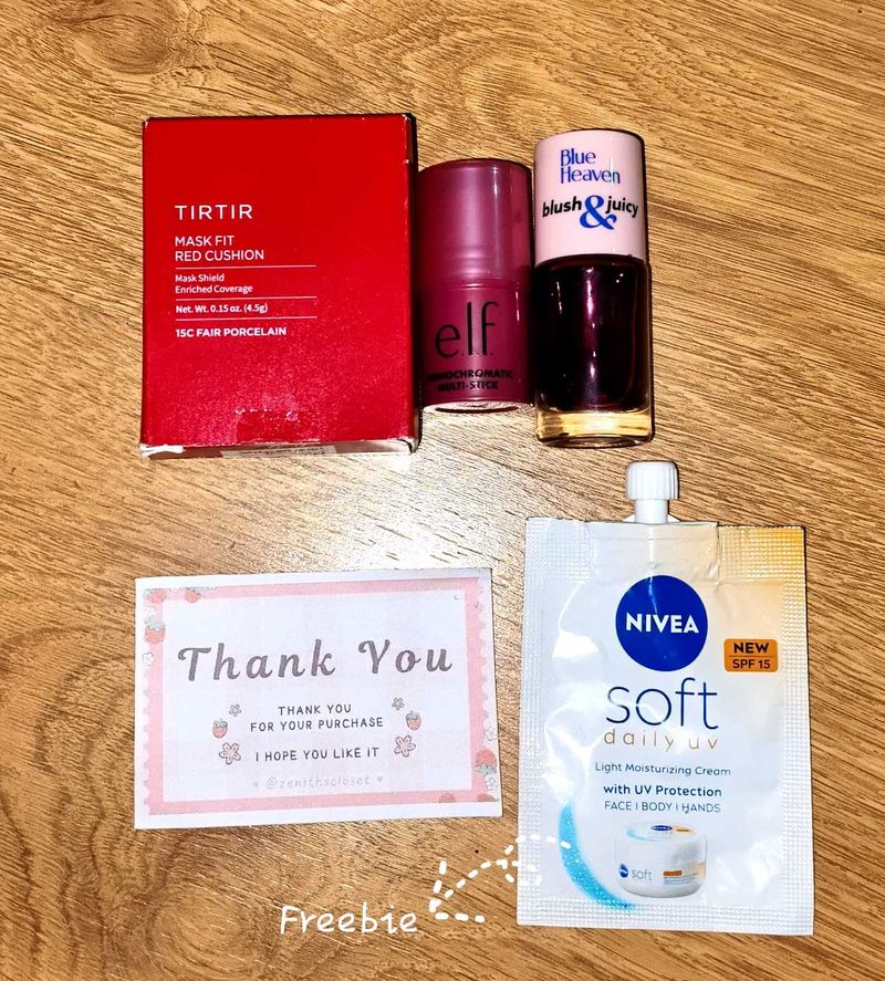 🧰MAKEUP BUNDLE — TIRTIR + e.l.f. + BLUE HEAVEN