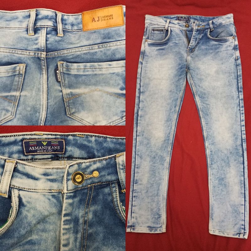 Ice Blue Armani Jeans For Men 🔥