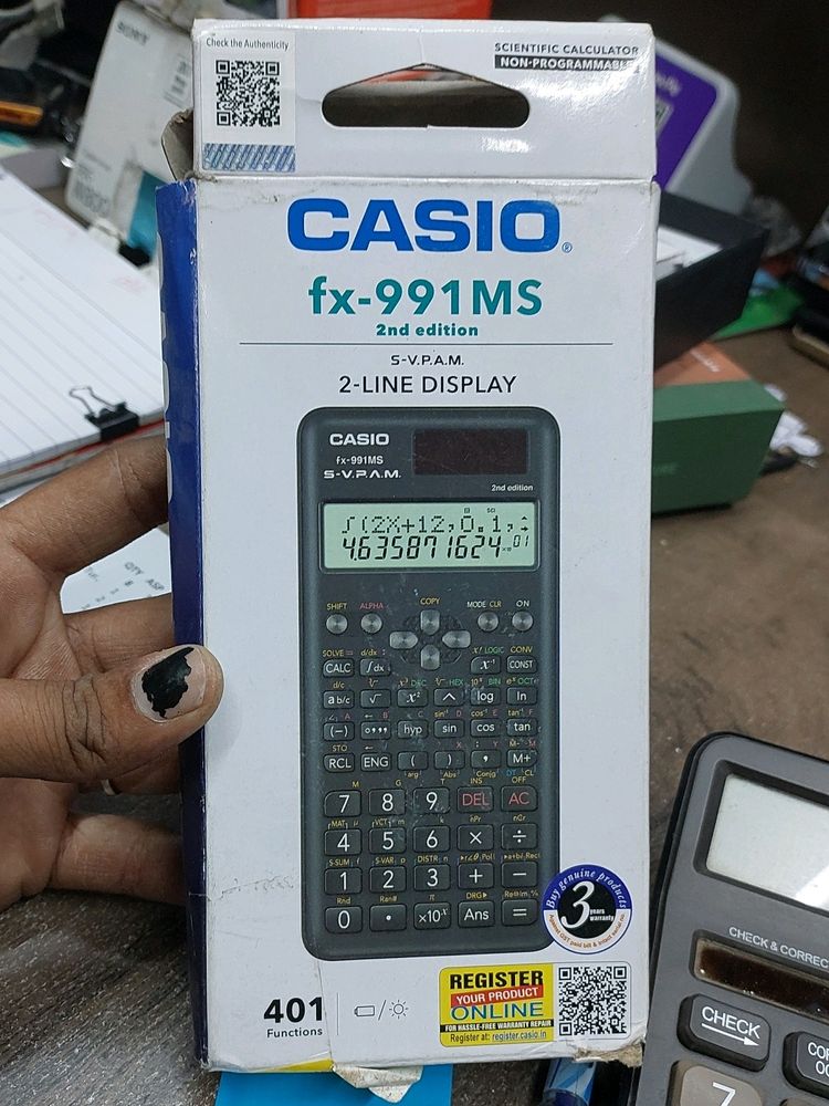 Casio fx-9091ms 2 Line Display Calculator